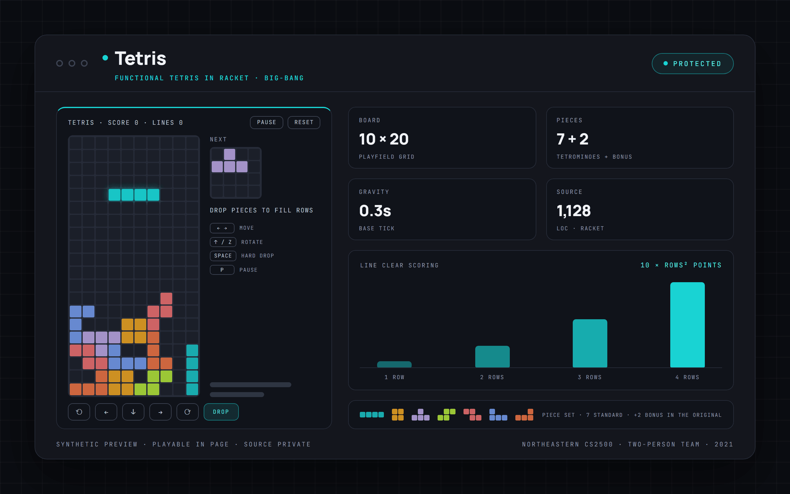 Tetris preview