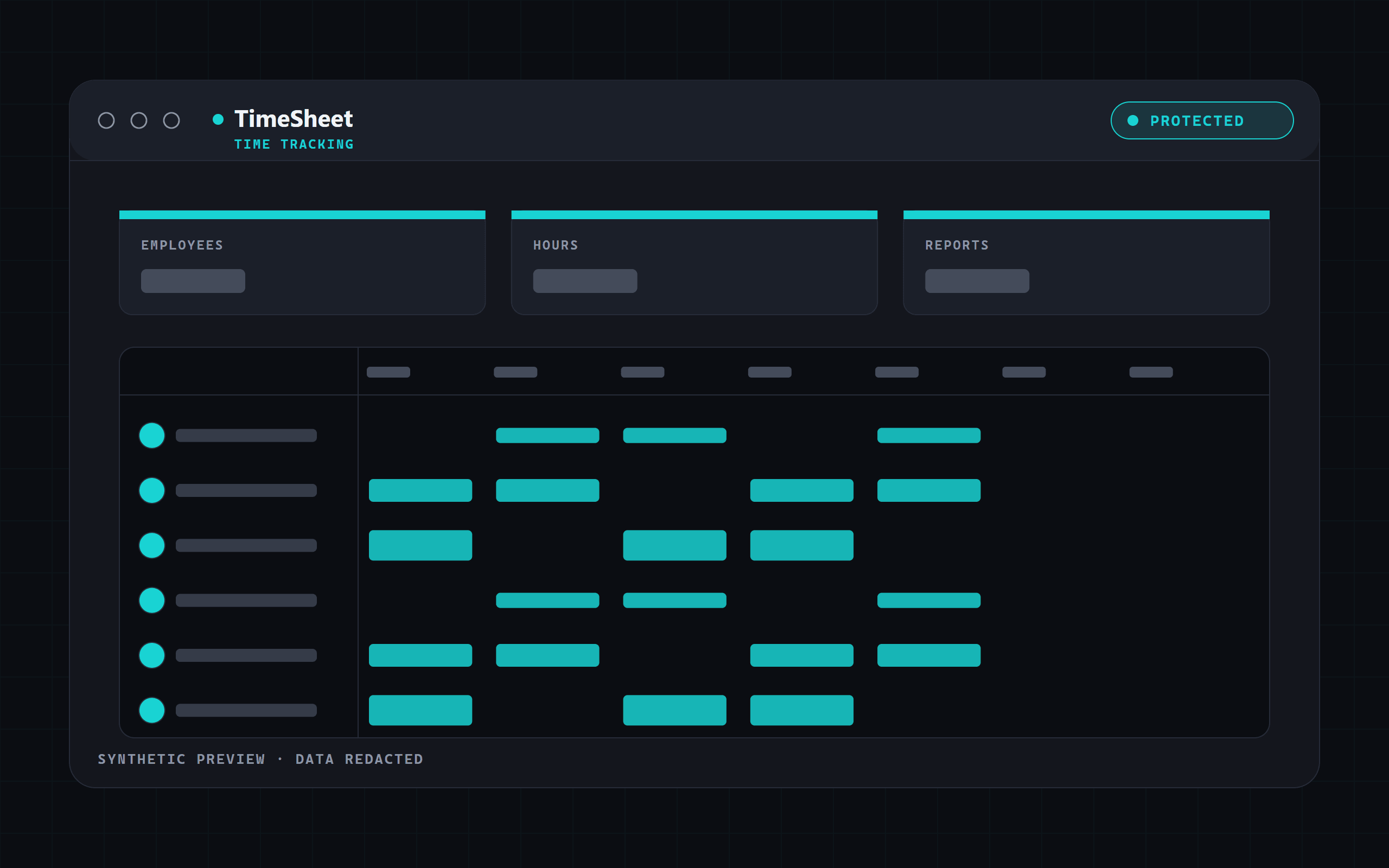 TimeSheet Platform preview